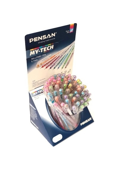 Pensan My-tech Tükenmez Kalem 8 Renk 60 Lı 2240