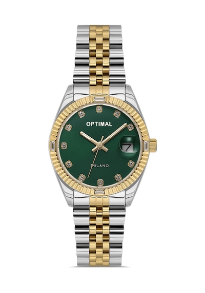 Optimal Opt.03529m.04 Unisex Kol Saati Altın - Siyah