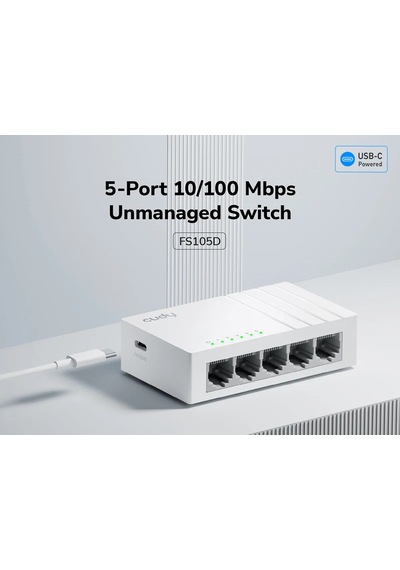 Cudy 5-port 10/100mbps Desktop Switch