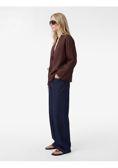 Koton Kruvaze Önden Bağlama Detaylı Geniş 3/4 Kol Modal Oversize Kimono Ceket Kahverengi 6sak50036pw Kahve Koton Kruvaze Önden Bağlama Detaylı Geniş 3/4 Kol Modal Oversize Kimono Ceket Kahverengi 6sak50036pw Kahve
