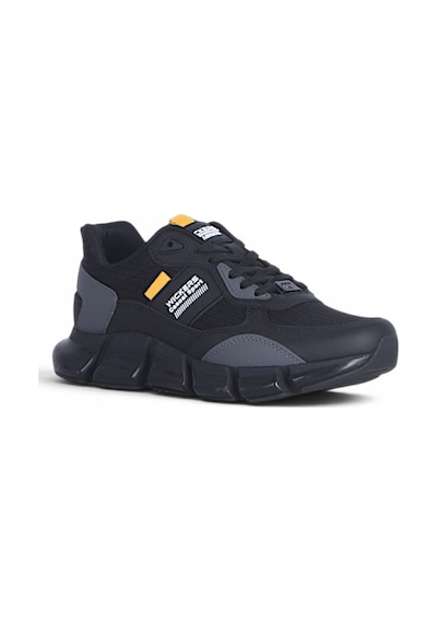 Wickers 2537 Syh-sarı Erkek Sneaker Ayakkabı Siyah