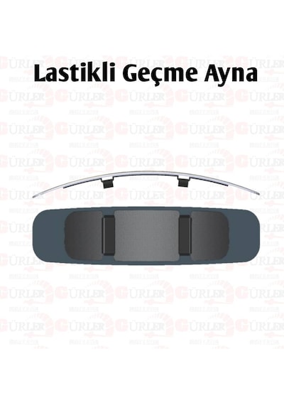 Geçme Iç Dikiz Ayna Bombeli Üniversal Geniş Açılı Geçmeli