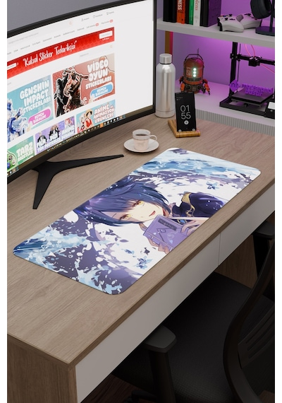Xingqiu Genshin Impact Anime Oyuncu V5 - 70x30 Xl Gaming Mouse Pad Fare Altlığı