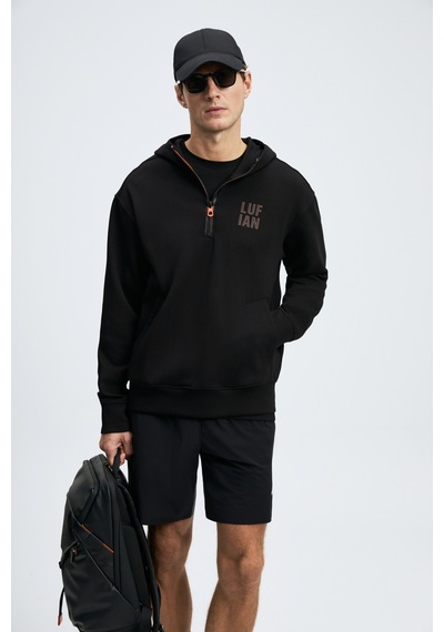 Lufian Grayson Erkek Sweatshirt Siyah Siyah 112030216100100