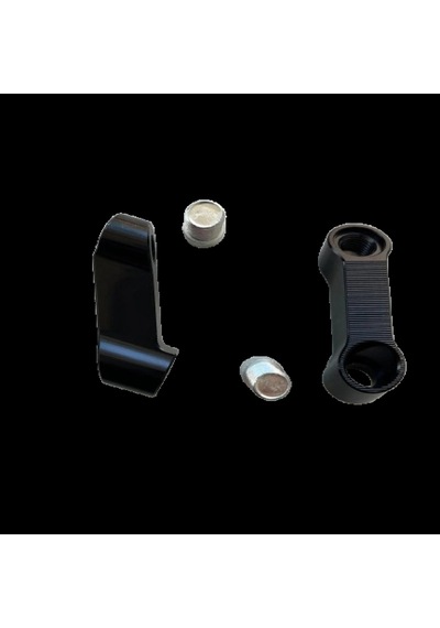 Üniversal Ayna Uzatma Genişletme Aparatı Siyah 8mm Düz Diş