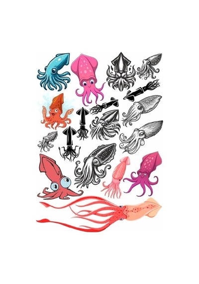 Kalamar Sticker Set