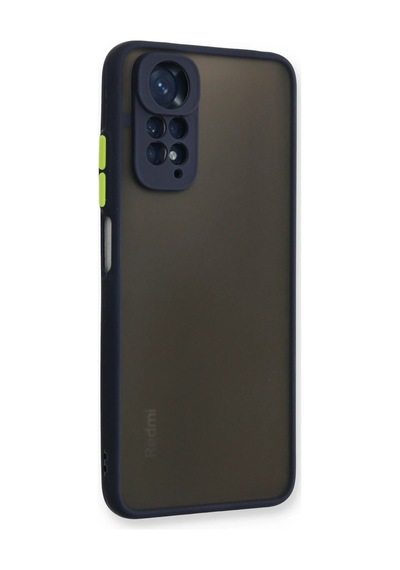Newface - 599 - Xiaomi Redmi Note 11 Kılıf Montreal Silikon Kapak - Edntrend - - Lacivert