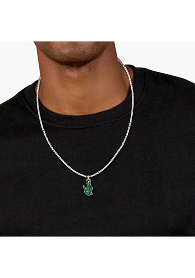 Lacoste Lacj2040228 Erkek Kolye Metalik