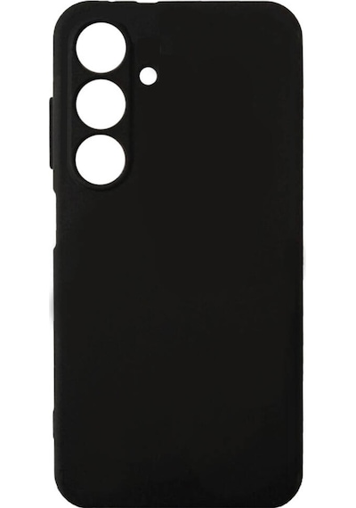 Kilifone - Samsung Uyumlu Galaxy S24 - Kılıf Mat Soft Esnek Biye Silikon - Siyah