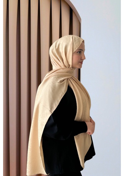 Sarqa Scarf Çiçek Desen Jakar Şal