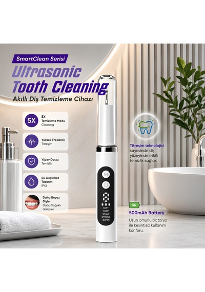 Auhma Amf12 5 Modlu Ultrasonik Diş Tartarı Temizleyici