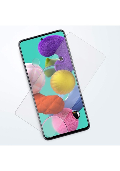 Samsung Uyumlu Galaxy A51 Kırılmaz Ekran Koruyucu Temperli Cam (422475281)