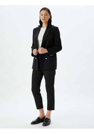 Koton Trousers Bsc Siyah