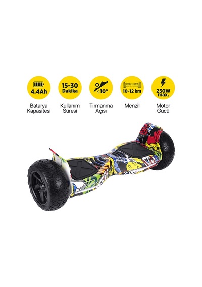 Corby Cs70 Hoverboard Sarı