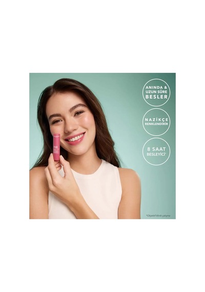 3'lü Cc Nemlendirici Renkli Dudak Balsamı Seti - Frambuaz Nude Pembe Mürdüm Besleyici Lip Balm