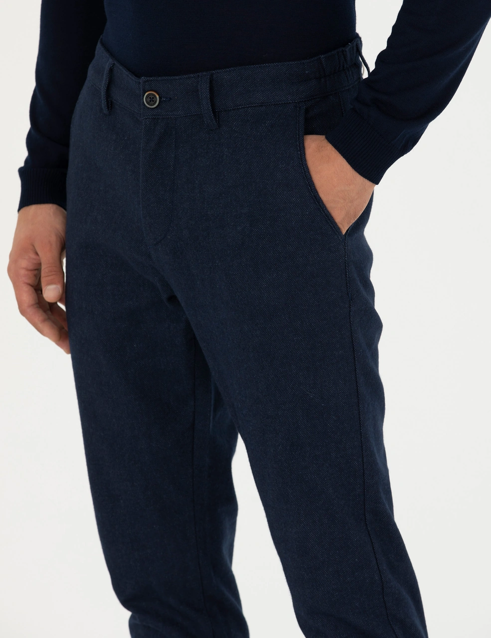 Pierre Cardin Erkek Lacivert Pantolon Kanvas-chino 50278461-vr033 Lacivert