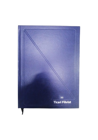 Fihrist Ticari 16'lı 16x23 Lacivert Cilt Bezli 1 Adet Artlantis Ticari Firhist Lacivert 16*23