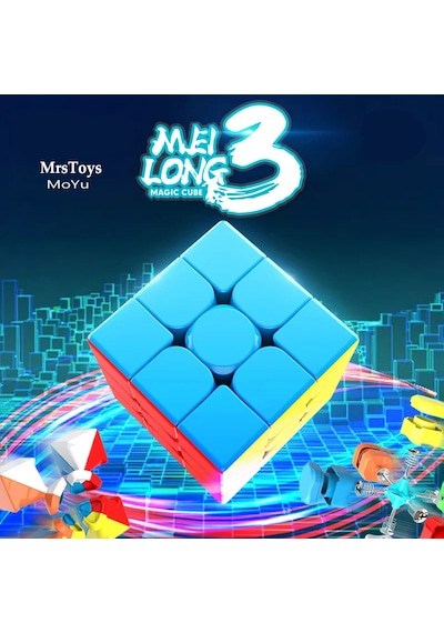 Moyu 3X3 Zeka Küpü Rubik Küpü Sabır Küpü