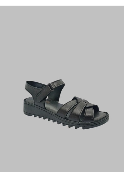 Pierre Cardin Pc-5131 Kadın Deri Sandalet Siyah