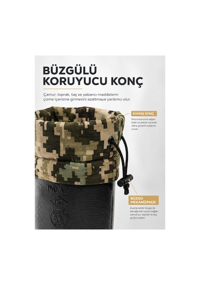 Del-rey O4 Ce Belgeli Su Geçirmez Pvc Kısa İş Çizmesi Konçlu Unisex Bahçe Kurye Oto Yıkama Çizmesi Siyah