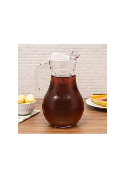 Şeffaf Kapaklı 1800 Ml Kapasiteli Sürahi Hediye Kutusunda
