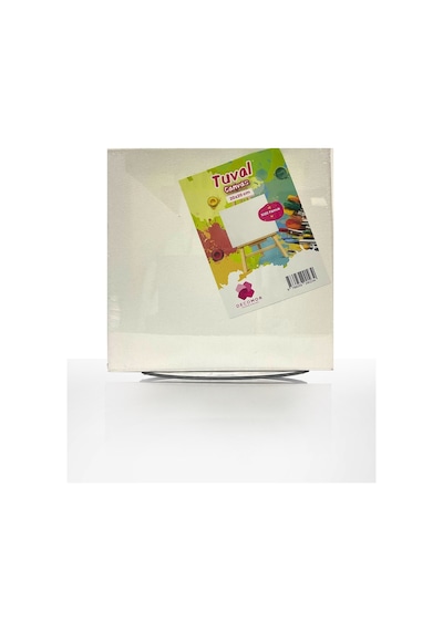 Genc Dıjıtal %100 Pamuklu Tuval 20x20cm Beyaz