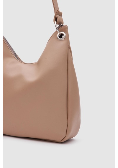 Shule Bags Valerie Oval Omuz Çantası Vizon Vizon
