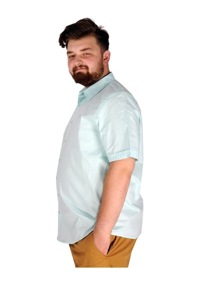 Mode Xl Büyük Beden Erkek No Pocket Lycra Poplin 20353 Mint Yeşili 001