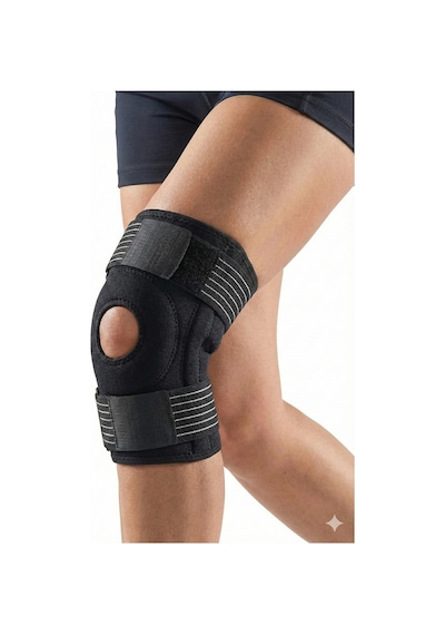 Standart Beden Patella Ve Ligament Destekli Dizlik Cırt Ayarlı