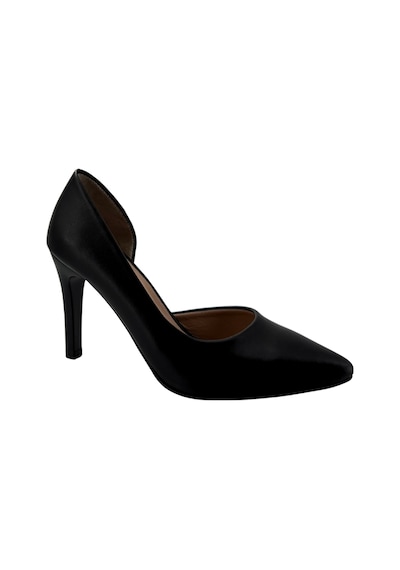 Hobby Ayakkabı Hobby 26448 Hakiki Deri Stiletto Kadın Ayakkabı Siyah