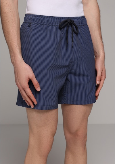 Colin's Colins Slim Fit Çizgili Erkek Mavi Deniz Şortu Cl1079394 Q1.v1 Blı İndigo