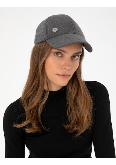 Pierre Cardin Kadın Gri Melanj Şapka 50317684-vr086 Gri Melanj