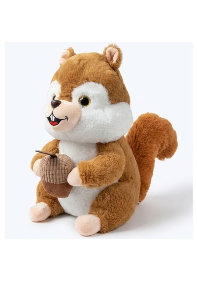 Peluş Sincap 35 Cm Büyük Boy Yumuşak Doku Ve Sevimli Tasarım