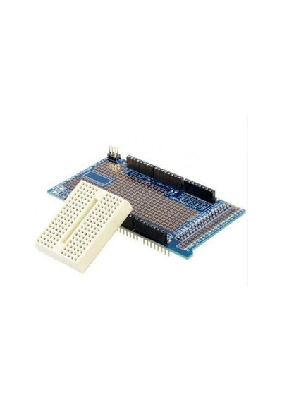 Elektronikport-Arduino Mega 2560 R3 Proto Shield + Breadboard