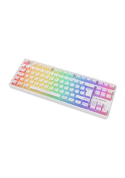 Zephyra Tkl Rgb Beyaz Sessiz Türkçe Q Gaming Klavye Keyboard Oyuncu Klavyesi Kompakt Profesyonel