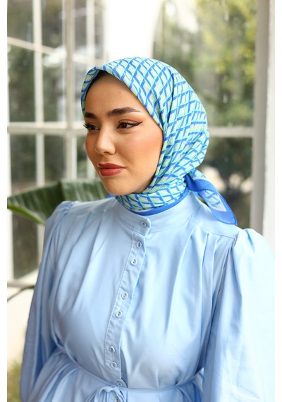 Silk Home Olinda Eşarp 48002-14 Mavi