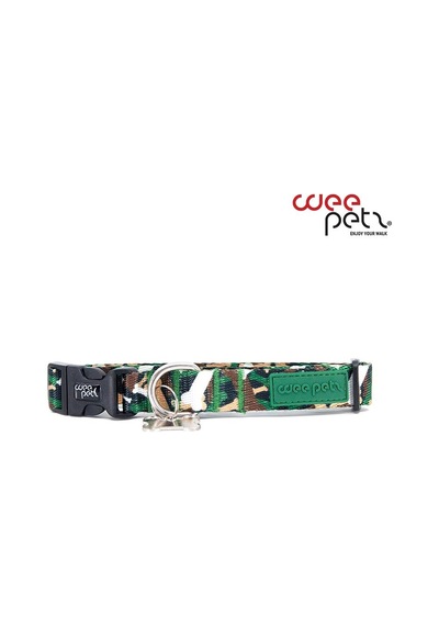 Weepetz Green Camo Collar Köpek Boyun Tasması XS Yeşil