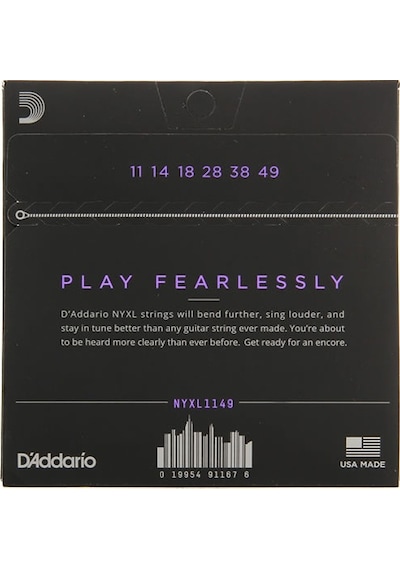D'Addario NYXL1149 Nickel Wound Electric Guitar Strings, Medium, D'Addario NYXL1149 Nickel Wound Electric Guitar Strings, Medium,