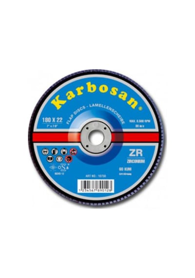 Karbosan 180 Flap Disk Zr80 - 983905