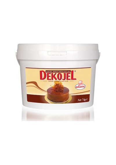 Ovalette Dekojel Karamel Aromalı Soğuk Pasta Jeli 7 kg