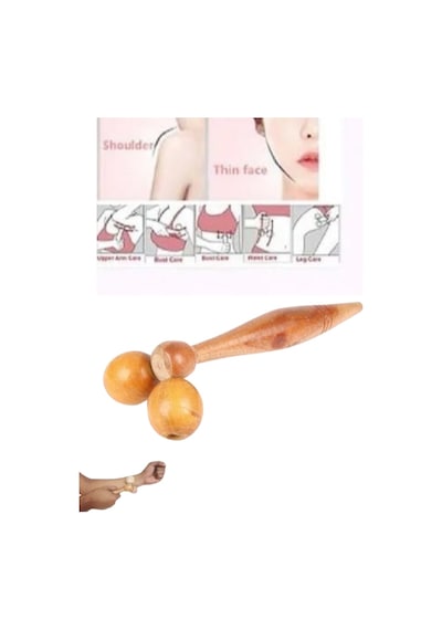 Mucit Home Doğal Ahşap Masaj Aleti Omuz Sırt Boyun Masaj Aleti