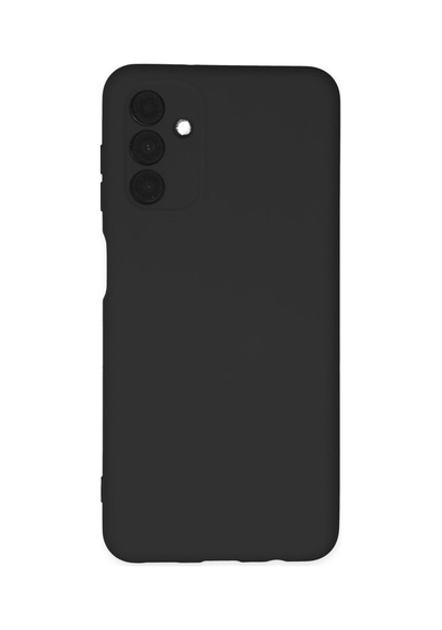 Galaxy A04s Kılıf Nano İçi Kadife Silikon - Siyah Bz8683140438289