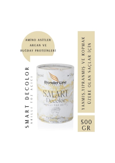 Yıpranmış Ve Işlem Görmüş Tüm Saçlar Için Argan Yağlı Akıllı Toz Açıcı Sarı - 500 Gr 12 Adet