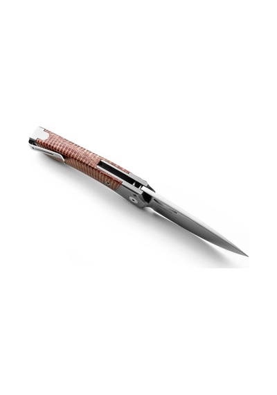 Lionsteel Twain- Gray Titanium / Natural Canvas Kamp Çakı Çok Renkli