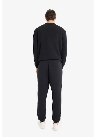 DeFacto Regular Fit Jogger Eşofman Altı Fermuar Cepli Lastikli Paça Y5511AZ24AUBK81