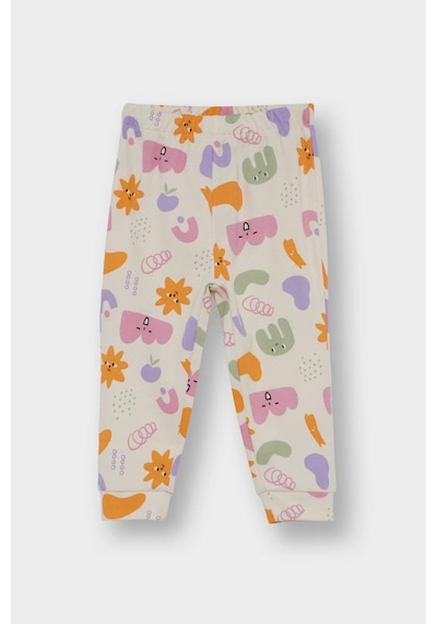 Defacto Kız Bebek Pijama Takımı Desenli Uzun Kollu Üst Uzun Alt F0635a525auer233 Ekru Defacto Kız Bebek Pijama Takımı Desenli Uzun Kollu Üst Uzun Alt F0635a525auer233 Ekru