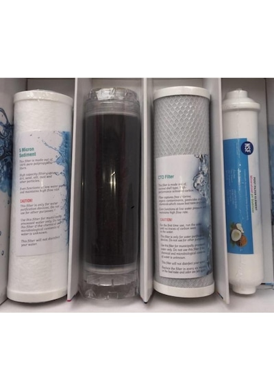 Ihlas Aura Cebilon Compact Uyumlu Su Arıtma Filitresi 4 Lü Filtre Seti Lüx Seri