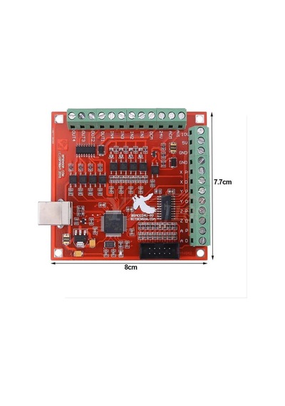 4 Eksen Cnc Usb Mach3 Kontrol Kartı 100 Khz