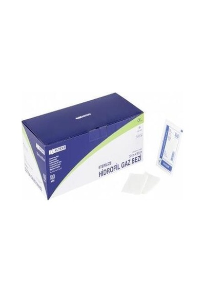 Kuteks Steril Hidrofil Gazlı Bez 30 x 80 CM 2'li 25 Adet