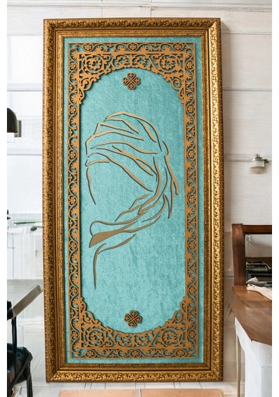 Said Nursi Hat Sanatı Tablo 40x80 Cm